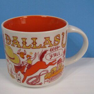 Starbucks Coffee Mug DALLAS Texas Been There Series 12 Oz 2021 Ceramic